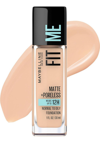 Base De Maquillaje Maybelline Fit Me Matte 122 Creamy Beige 