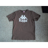 Camisa Marca Kappa, Talle Mediano, Color Chocolate
