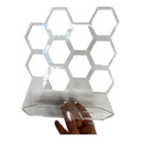 Exhibidor Hexagonal Para Aros Joyas Joyería Acrílico