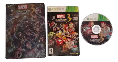 Marvel Vs Capcom 3 Fate Of Two Worlds Xbox 360 Ed. Especial