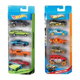 Carrinho Hot Wheels Kit/pacote Sortido 05 Unidcarros Mattel 