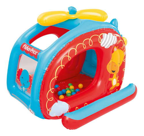 Centro De Juegos Fisher Price Helicóptero Con Pelotas