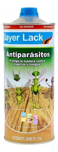 Aceite Antiparasitos Fungicida Polilla Madera 1lt Sayer