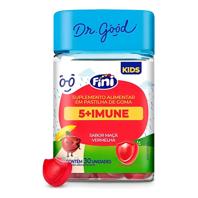 Suplemento Alimentar Dr.good 5+imune Kids Maçã Vermelha 30un Sabor Maçã Vermelha | MercadoLivre