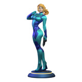 Figura Samus Aran Metroid Coleccionable Impresa En 3d 25cm