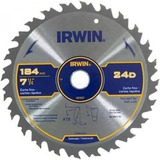 Disco Serra Circular Para Madeira 7.1.4pol 24 Dentes Irwin