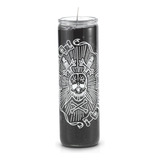 Vela De Oracion De Calavera De 7 Dias (d.u.m.e) Color Negro