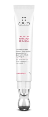 Clareador De Olheiras Melan-off 15g Adcos