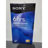Video Casset Vhs Sony. T-120 Premium 6hrs.