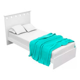 Cama Con Moldura Mosconi Pl Blanco