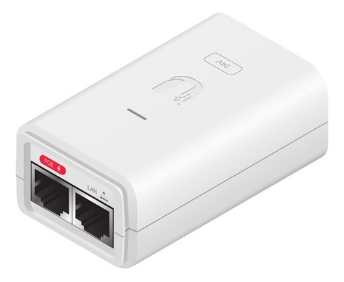 Inyector Poe Ubiquiti 24v, 0.3a Con Puerto Gigabit, Color