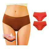 Panty Menstrual 4capas Absorbente Periodo Bambú Antibacteria