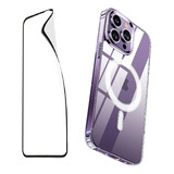 Carcasa iPhone 14 Pro Max Magsafe + 2 Laminas De Hidrogel