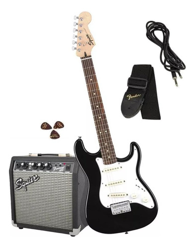 Guitarra Squier By Fender Pack Mini Stratocaster + Amplif