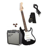 Guitarra Squier By Fender Pack Mini Stratocaster + Amplif