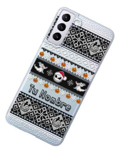 Funda Para Galaxy Extraño Mundo Jack Sweater Navidad Nombre