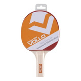 Raquete De Ping Pong Vollo Impact 1000 Preta/vermelha St (reto)