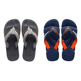 1 Chinelos Havaianas Urban + 1 Havaianas Power Original 