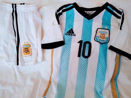  Remera+panta Futbol adidas Messi Usado