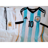  Remera+panta Futbol adidas Messi Usado