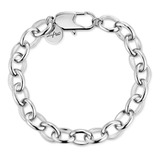 Pulseira Life Masculino Elos Aço 21 Cm