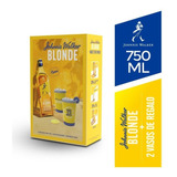 Pack Whisky Johnnie Walker Blonde 750ml + 2 Vasos Acero Inox