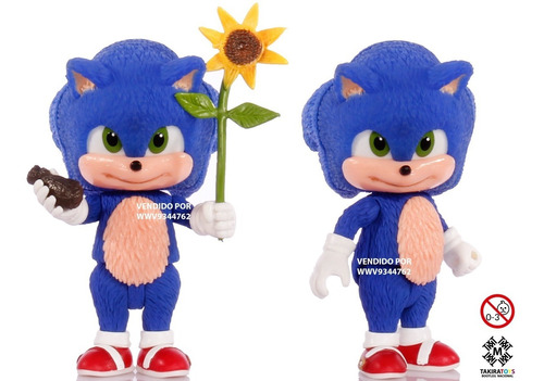 Sonic Baby Bebe The Hedgehog Figura Articulada C/ Sonido 