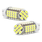 Par Lâmpadas 68 Leds T10 Pingo Branca Farol Farolete Xenon