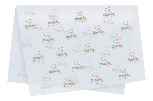 Seda 30x70 100 Uni. + 50 Papel Manteiga 16x16 Personalizados