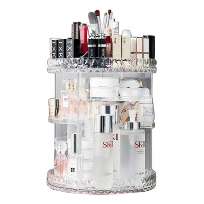 Organizador De Maquillaje Almacenamiento Con Rotación De 360 | MercadoLibre