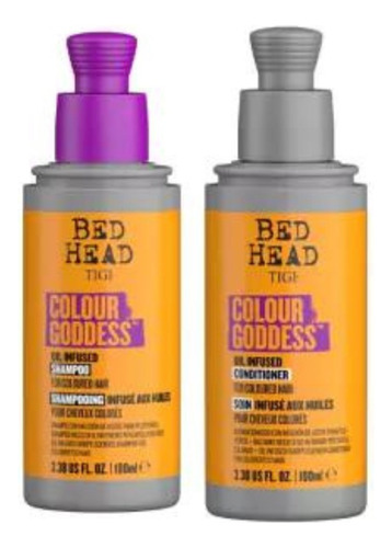 Shampoo Y Aco Colour Goddess X 100ml  Kit De Viaje  Tigi