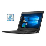 Laptop Dell Latitude E7470 Intel I5-6200u 16gb Ram 256gb Ssd