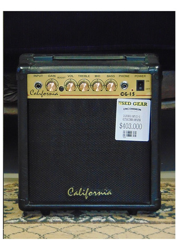 California Amps Cg-15 Guitar Combo Amplifier (usado)