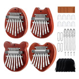 Juego De Mini Pianos Kalimba De 24 Piezas, 4 Mini Exqui...