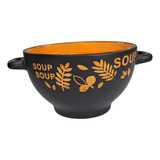 Bowl Sopero Compotera Ceramica Colores 2 Asas 500ml