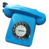 Telefone Siemens Antigo Azul 