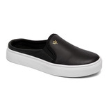 Sapato Feminino Mule Babuche Couro Vegano Slip-on Casual