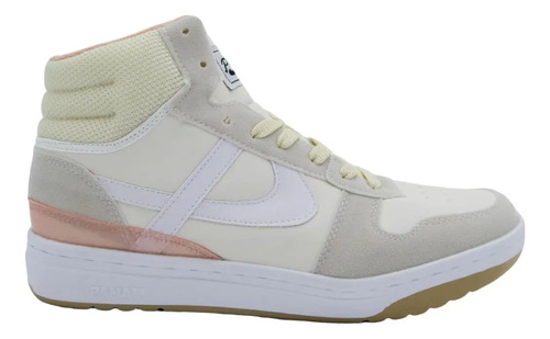 Tenis Panam Bota Beige Late Rosa Claro Mujer Dama