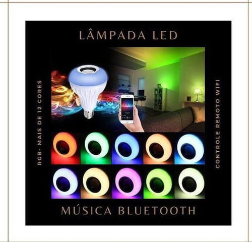 Lâmpada De Led Musical 