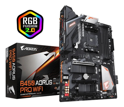 Placa Mãe Gigabyte B450 Aorus Pro Wifi