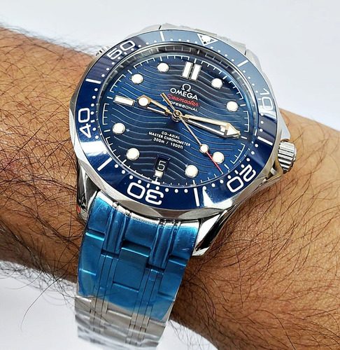 Reloj Om Seamaster Diver 300m Azul Automatico 41mm