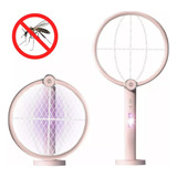 Raquete Elétrica Mata Mosquito Dobrável Recarregável Usb