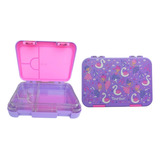 Lonchera Infantil Decorada Bento Box 4 Divisiones Toursun