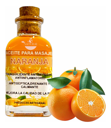 Aceite Para Masajes Naranja