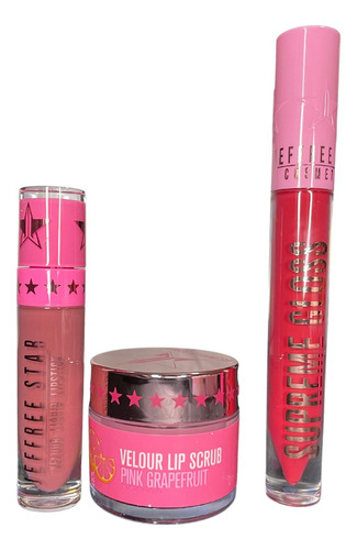 Supreme Gloss + Scrub + Lip Mate Jeffree Star Cosmetics