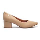 Sapato Vizzano Feminino Scarpin Bico Fino Salto Quadrado