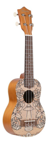 Ukelele Soprano Bamboo U-21 Terra + Funda