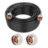 Cable De Extensión Coaxial Kmr240 De 50 Pies N Macho A N De