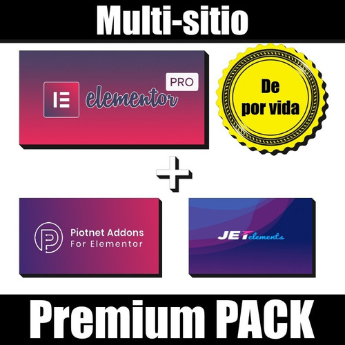 Elementor Pro + Pafe Y Jetelements Premium Por 1 Año
