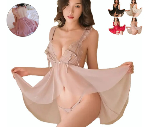 Conjunto Sensual De Encaje Pijama Y Ropa Interior Para Mujer | MercadoLibre